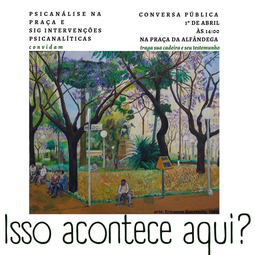 Conversa pública na Praça da Alfândega