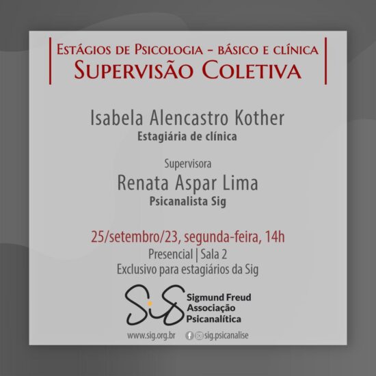 Supervisão Coletiva – Estágios