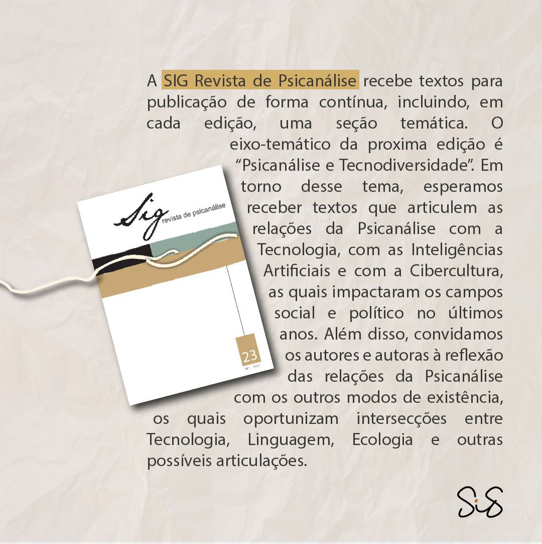 Submissão de trabalhos para Sig Revista n.23