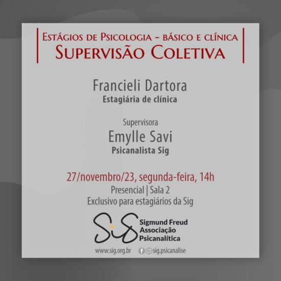 Supervisão Coletiva – Estágios