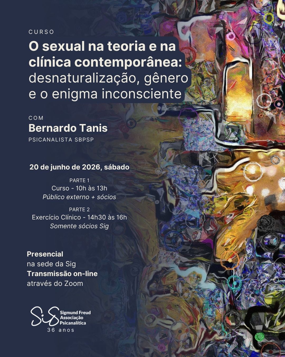 Curso com Bernardo Tanis na Sig